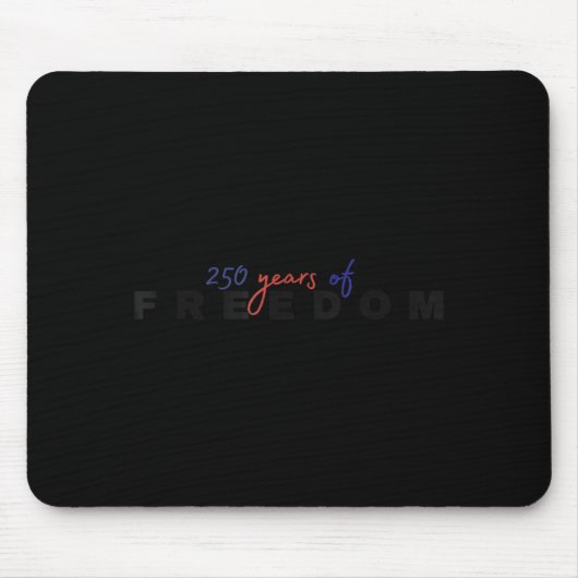 自由の250年 1776-2026 独立250周年 マウスパッド (正面)