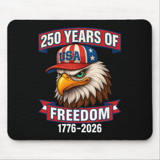 自由の250年 1776 2026 Ld イーグル 250周年 誕生日 マウスパッド
