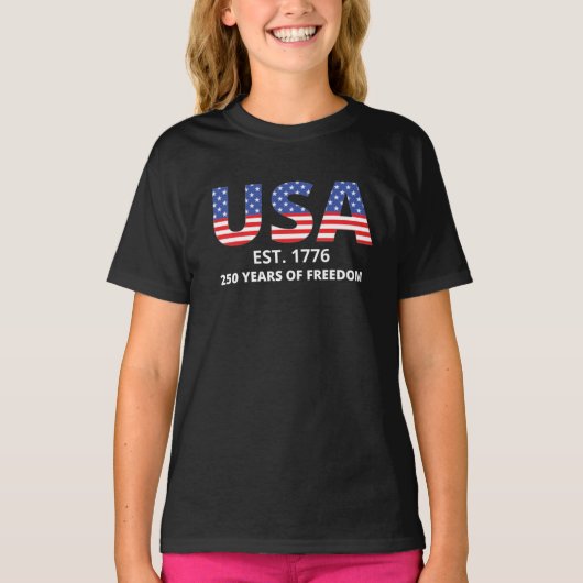 自由の250年 Tシャツ (正面)