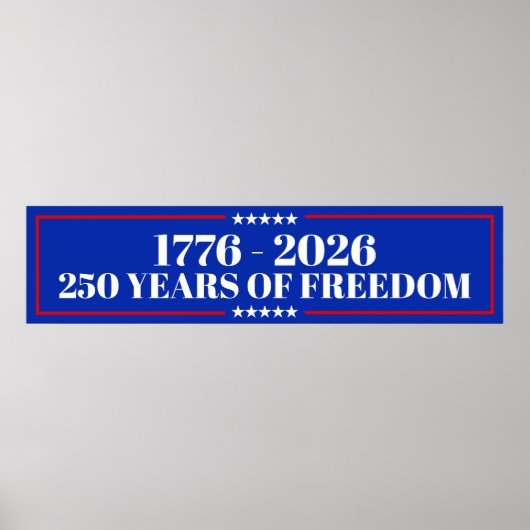 自由の250年 | USA 1776–2026 ポスター (正面)