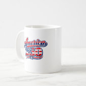 自由の250年 - USA 1776-2026 愛国 コーヒーマグカップ (正面左)