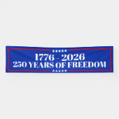 自由の250年 | USA 1776–2026 横断幕 (横)