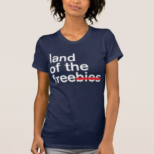 自由の/暗闇の土地 Tシャツ