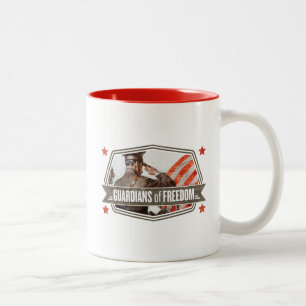 自由のSolider保護者 ツートーンマグカップ