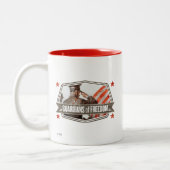 自由のSolider保護者 ツートーンマグカップ (左)