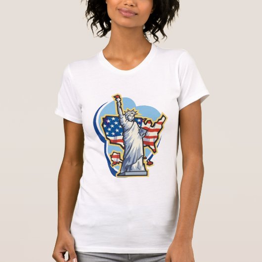 自由のTシャツの像 Tシャツ (正面)