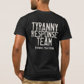 自由のTシャツの息子 Tシャツ (裏面)