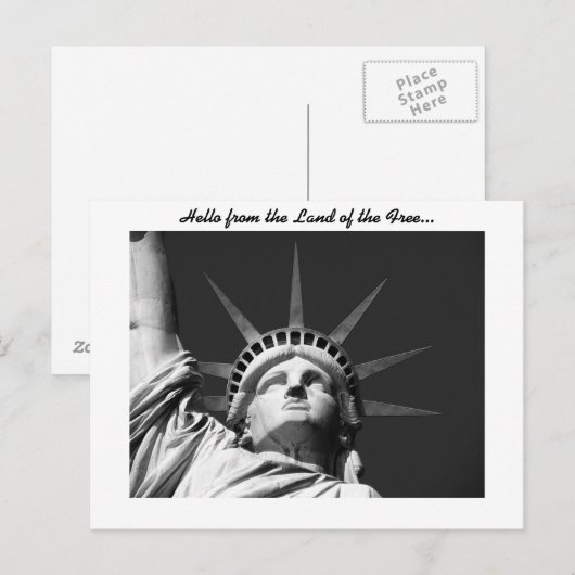 自由はがき像 ポストカード (正面/裏面)