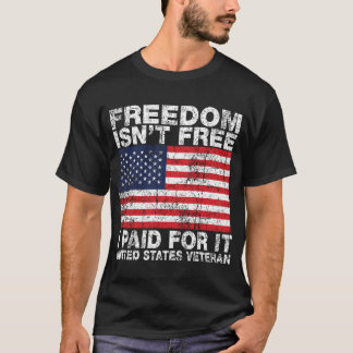 自由はそれの支払われる自由ではないI -米国の退役軍人ではないです Tシャツ