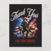 自由はただではない - 退役軍人に感謝を 2025 ポストカード (正面)