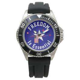 自由は不可欠の時計 腕時計