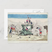 自由は像を倒す素晴らしる ポストカード (正面/裏面)