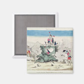 自由は像を倒す素晴らしる マグネット (正面/裏面)