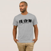 自由は兵士のカナダ人を感謝していしています Tシャツ (正面フル)