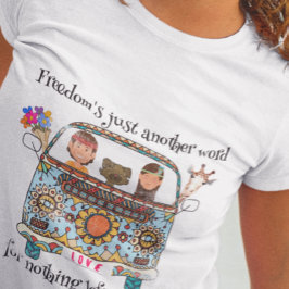 自由は単なる別の言葉だ。ユニセックス Tシャツ