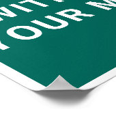 自由は危険の中にあるヴィンテージ英国 ポスター (角)