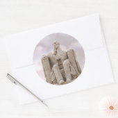 自由は崩壊するステッカー ラウンドシール (封筒)