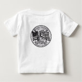 自由は我らの天賦人権 愛国ベビーTシャツ ベビーTシャツ (裏面)