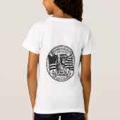 自由は我らの天賦人権 愛国心あふれる女子用Tシャツ Tシャツ (裏面)