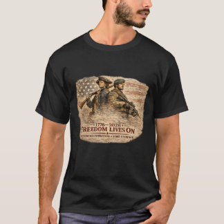 自由は生き続ける Tシャツ