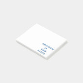 自由は神与えだ青 ポストイット (アングル)