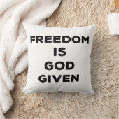 自由は神与えだ クッション (ブランケット)