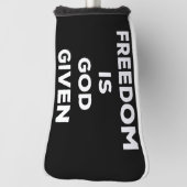 自由は神与えだ ゴルフヘッドカバー (回転90)