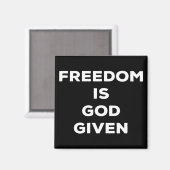 自由は神与えだ マグネット (正面/裏面)