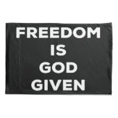 自由は神与えだ 枕カバー (裏面)