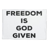 自由は神与えだ 枕カバー (裏面)