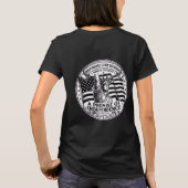 自由は私たちの天賦の権利 愛国的なTシャツ Tシャツ (裏面)