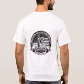 自由は私たちの天賦人権 愛国的なTシャツ Tシャツ (裏面)