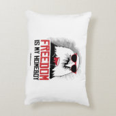 自由は私の同郷人です アクセントクッション (裏面(縦))