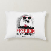 自由は私の同郷人です アクセントクッション (裏面)