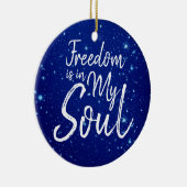 自由は私の魂にある セラミックオーナメント (右)