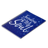 自由は私の魂にある ノートブック (左側)