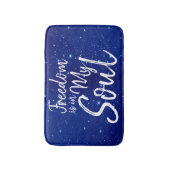 自由は私の魂にある バスマット (正面縦)