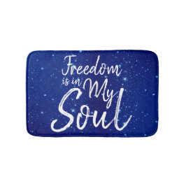 自由は私の魂にある バスマット
