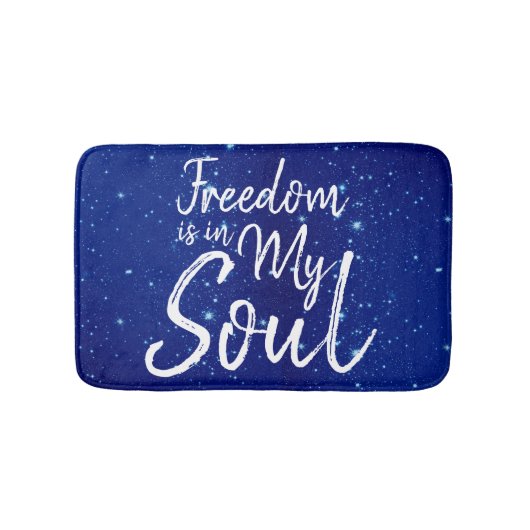 自由は私の魂にある バスマット (正面)