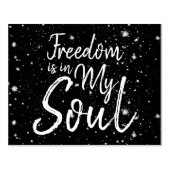 自由は私の魂にある ラバースタンプ (インプリント)