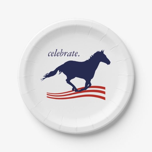 自由は美しい ペーパープレート (正面)