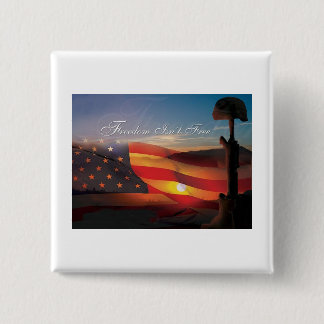 自由は自由ではないです 缶バッジ