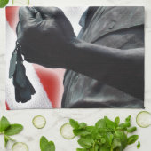 自由は自由ではない！ キッチンタオル (折り畳み)