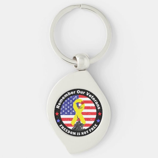 自由は自由ではない キーホルダー (正面)