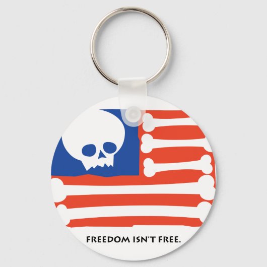 自由は自由ではない キーホルダー (正面)