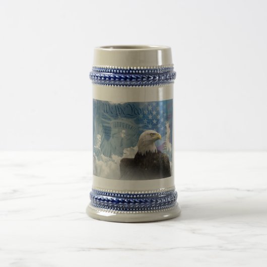 自由は自由ではない ビールジョッキ (中央)