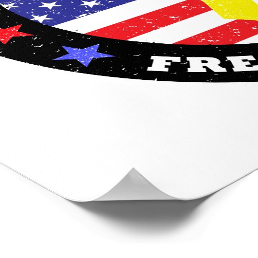 自由は自由ではない ポスター (角)