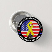 自由は自由ではない 缶バッジ (正面&裏面)