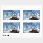 自由は自由ではない 長方形シール (シート)