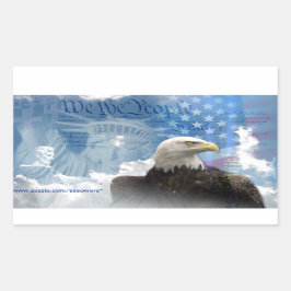 自由は自由ではない 長方形シール